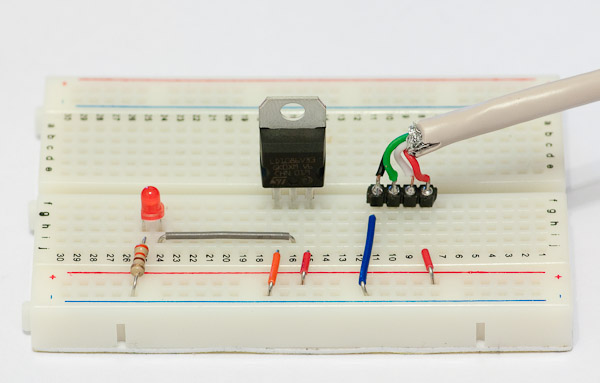 Regulator connected