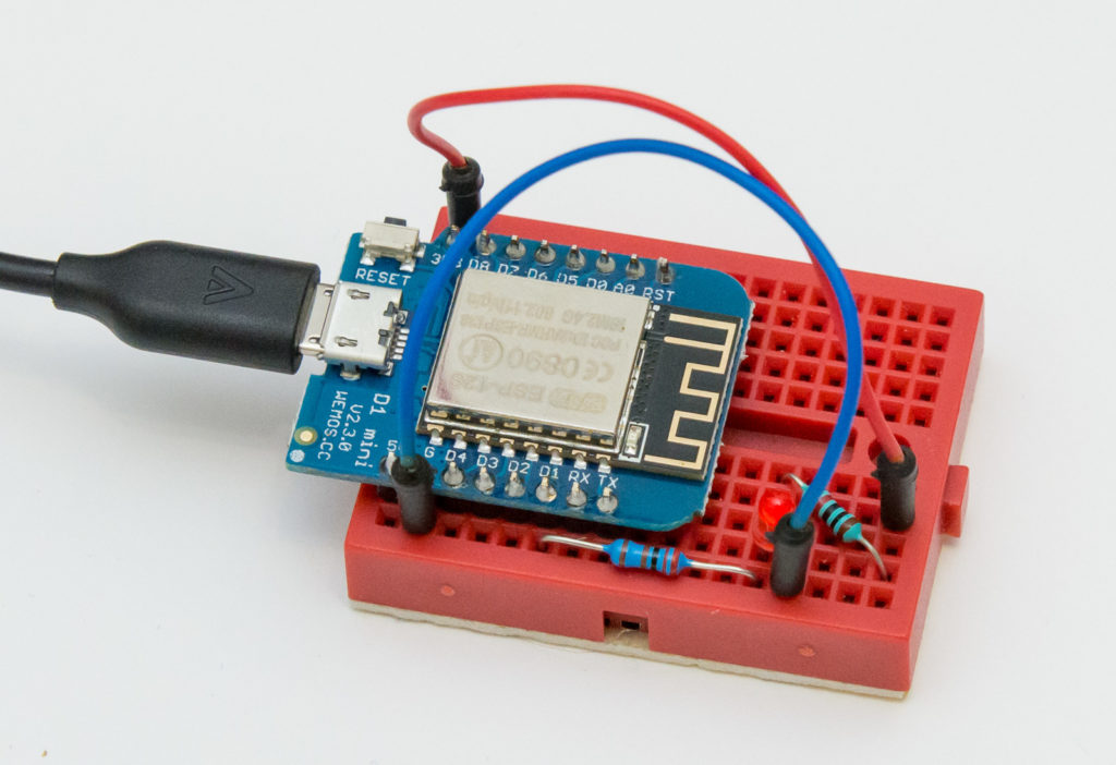 Wemos D1 mini ATX power test circuit
